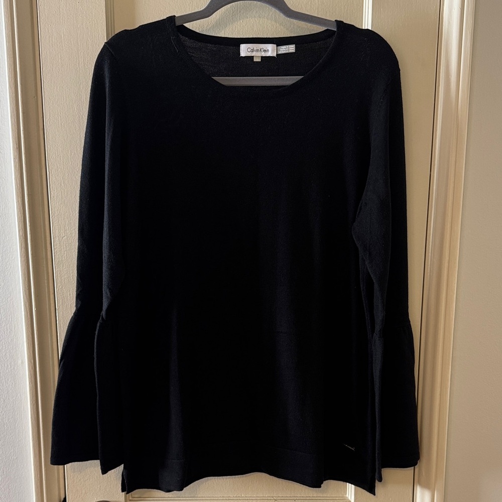 Calvin Klein Black Lightweight Sweater